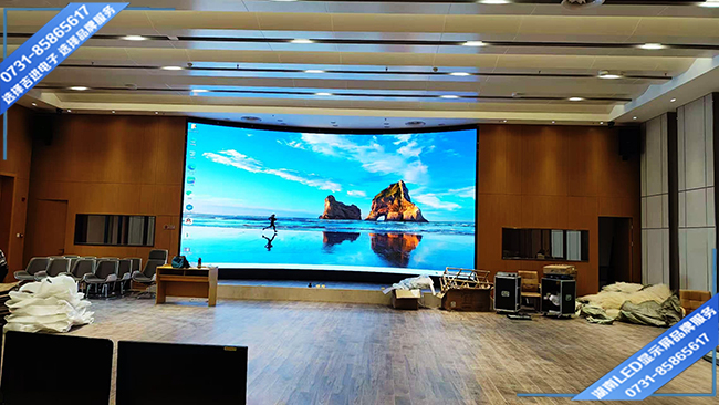 岳陽(yáng)某博物館會(huì)議大廳軟模組LED顯示屏